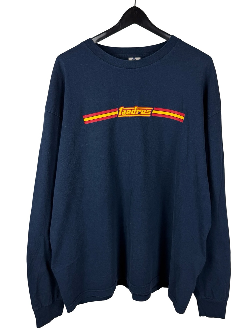 Vintage 2000s Rare Faedrus Rock Band Long Sleeve Blue Graphic Shirt Size 2XL